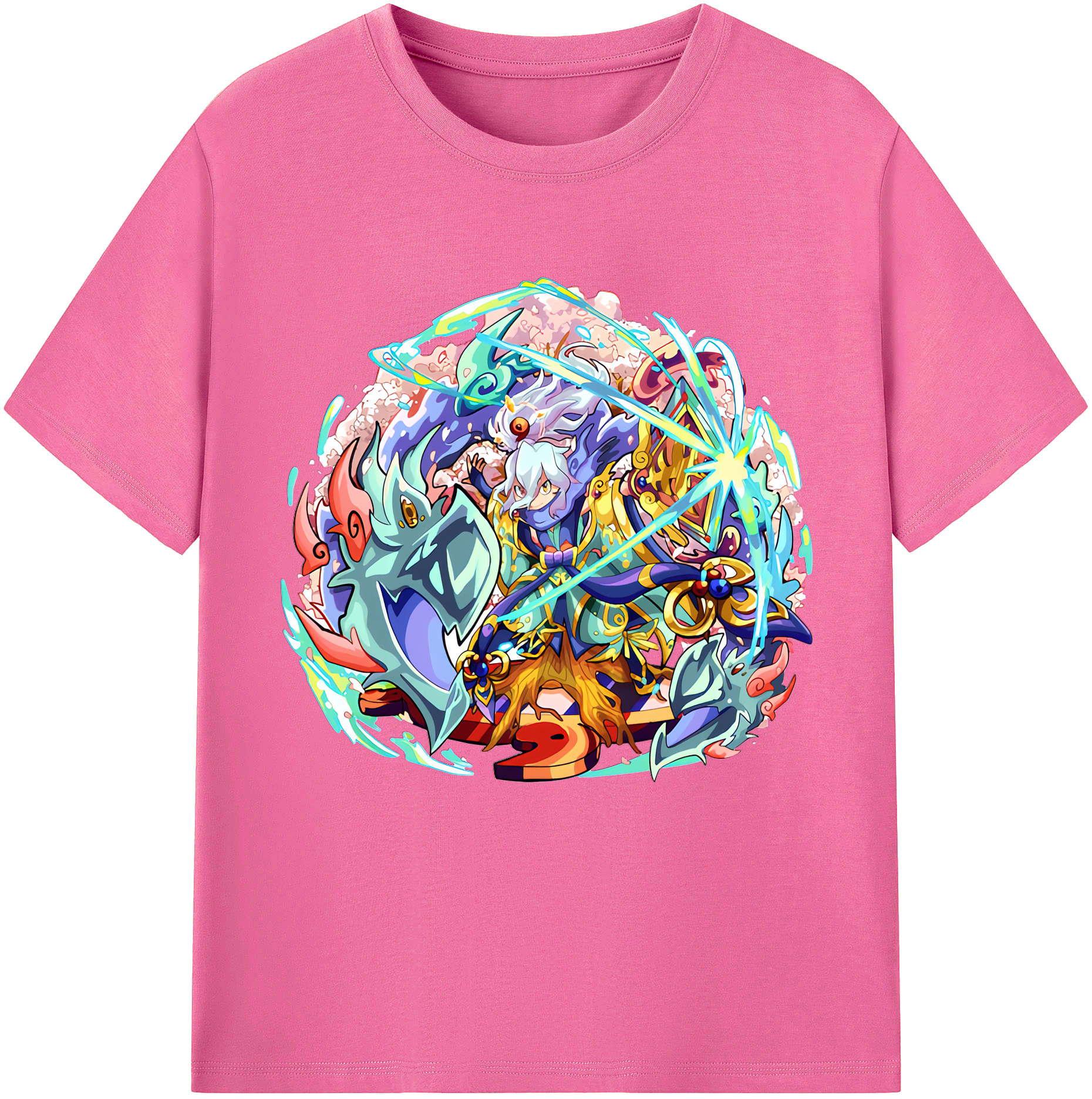 （画像用） 妖怪ウォッチ Yo-kai Watch レディースカジュアルプリントTシャツ（綿100％）